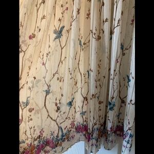 Vintage Sheer Forest Print Dress